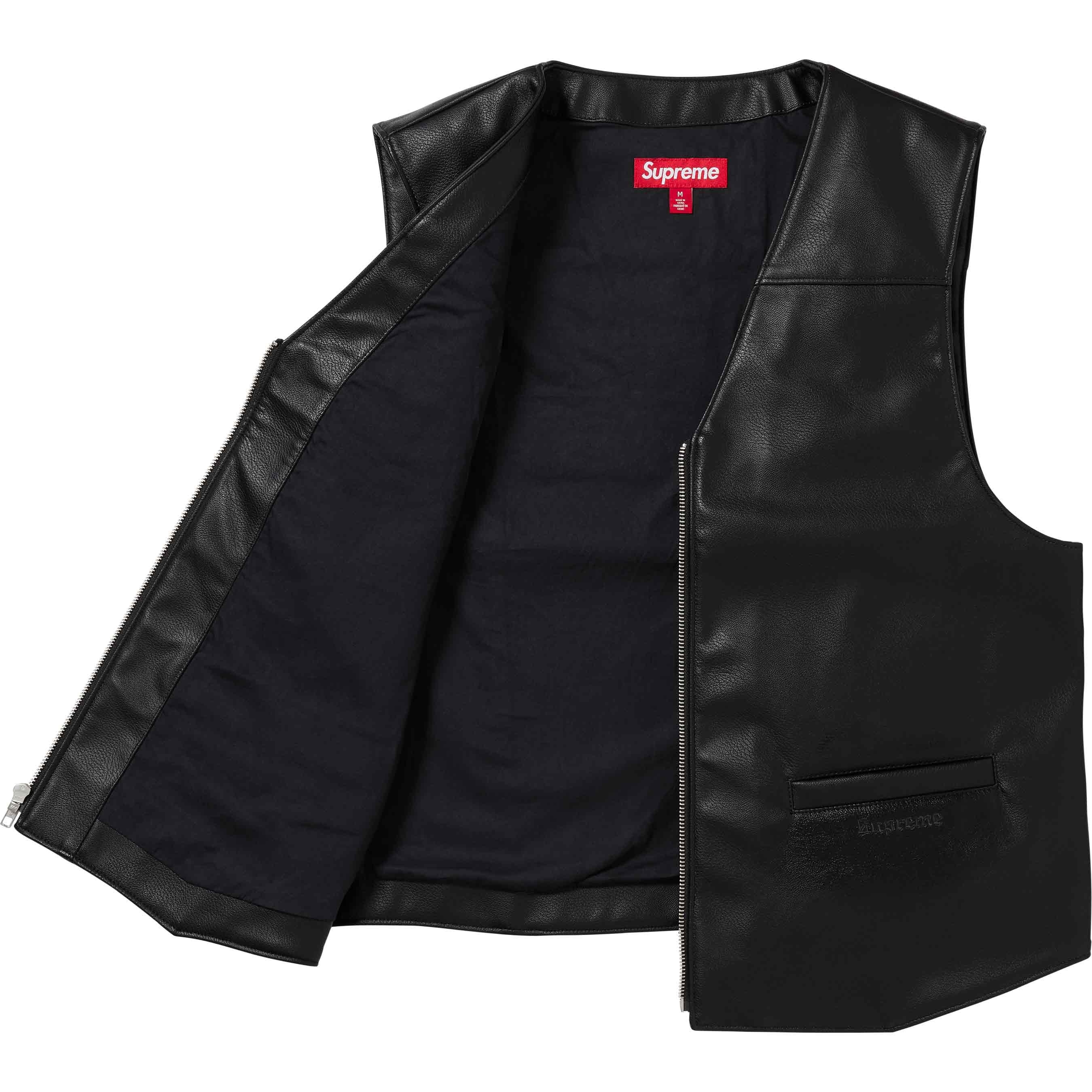 Supreme/Toy Machine Faux Leather Vest view 4